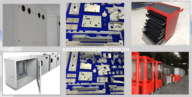 Sản phẩm sau gia công kim loại tấm của Smartsheetmetal