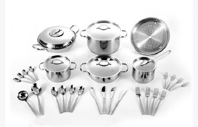 đồ gia dụng bếp được làm từ inox