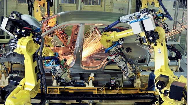 cánh tay hàn robot