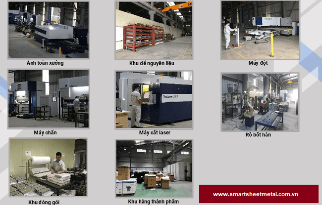 Samrt Việt Nam công ty gia công kim loại tấm hàng đầu