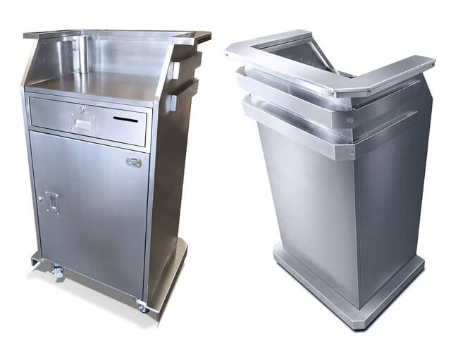Tủ được làm từ thép không gỉ