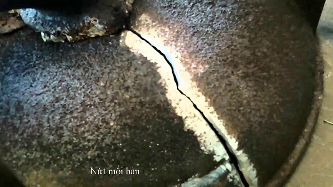 khuyết tật nứt mối hàn kim loại