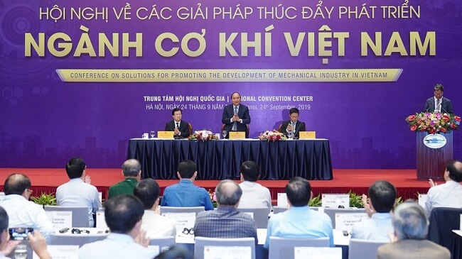 Sự hỗ trợ phát triển ngành cơ khó Việt Nam từ Chính Phủ