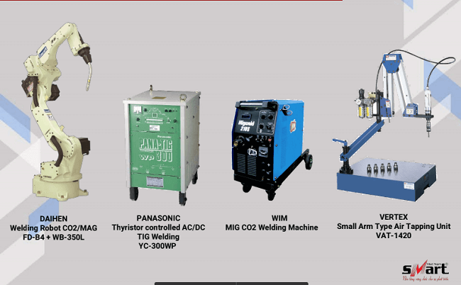 Tại công ty Smart Việt Nam luôn phát triển hiệu quả các công nghệ hàn tối ưu nhất