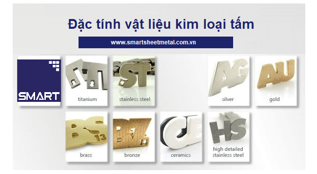 đặc tính của vật liệu kim loại tấm