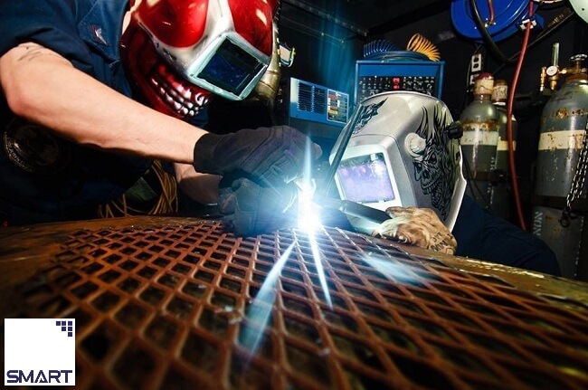 Hàn bán tự động trong gia công kim loại tấm