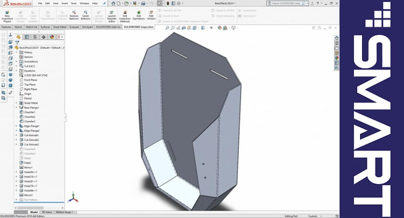 thiết kế kim loại tấm trên phần mềm CAD