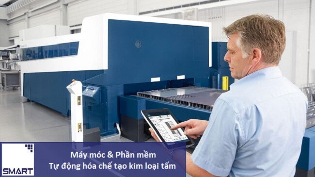Máy Móc Và Phần Mềm Của Tự Động Hóa Chế Tạo Kim Loại Tấm
