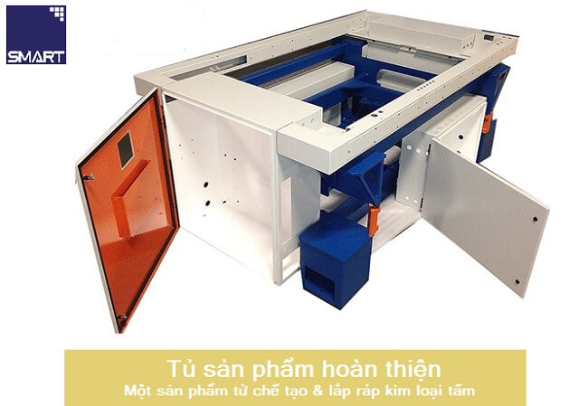 Sản phẩm kim loại tấm được chế tạo và lắp ráp hoàn chỉnh