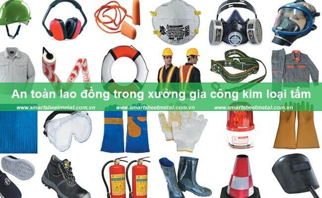 An toàn lao động trong xưởng gia công kim loại