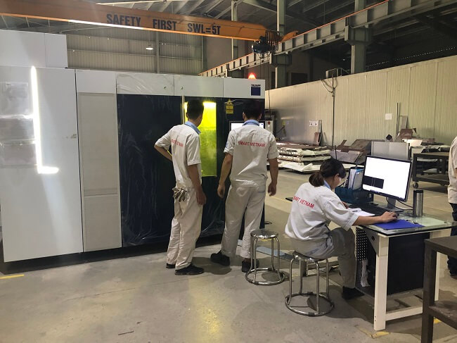 Xử lý kiểm tra máy móc thường xuyên