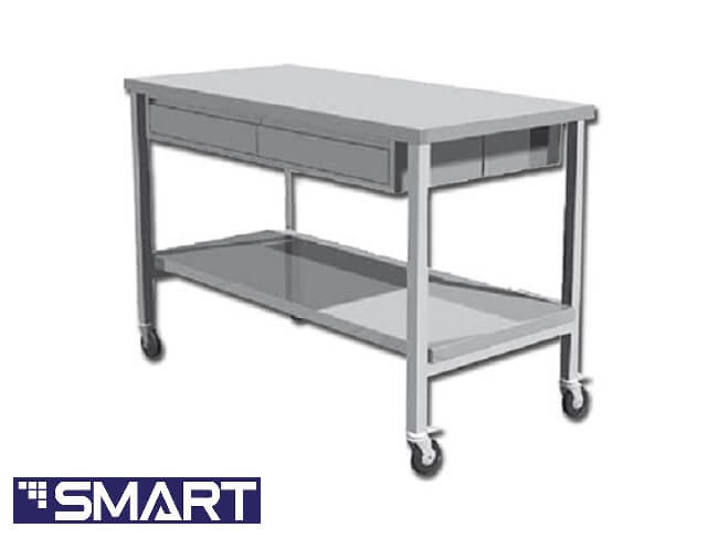 Một loại bàn thao tác công nghiệp hay được sử dụng trong các xưởng sản xuất