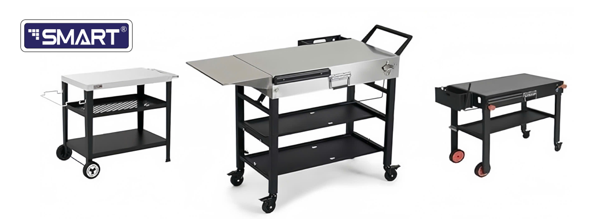 Smart Vietnam's Outdoor Grill Dining Cart: Foldable, Functional, and Made for Backyard Legends